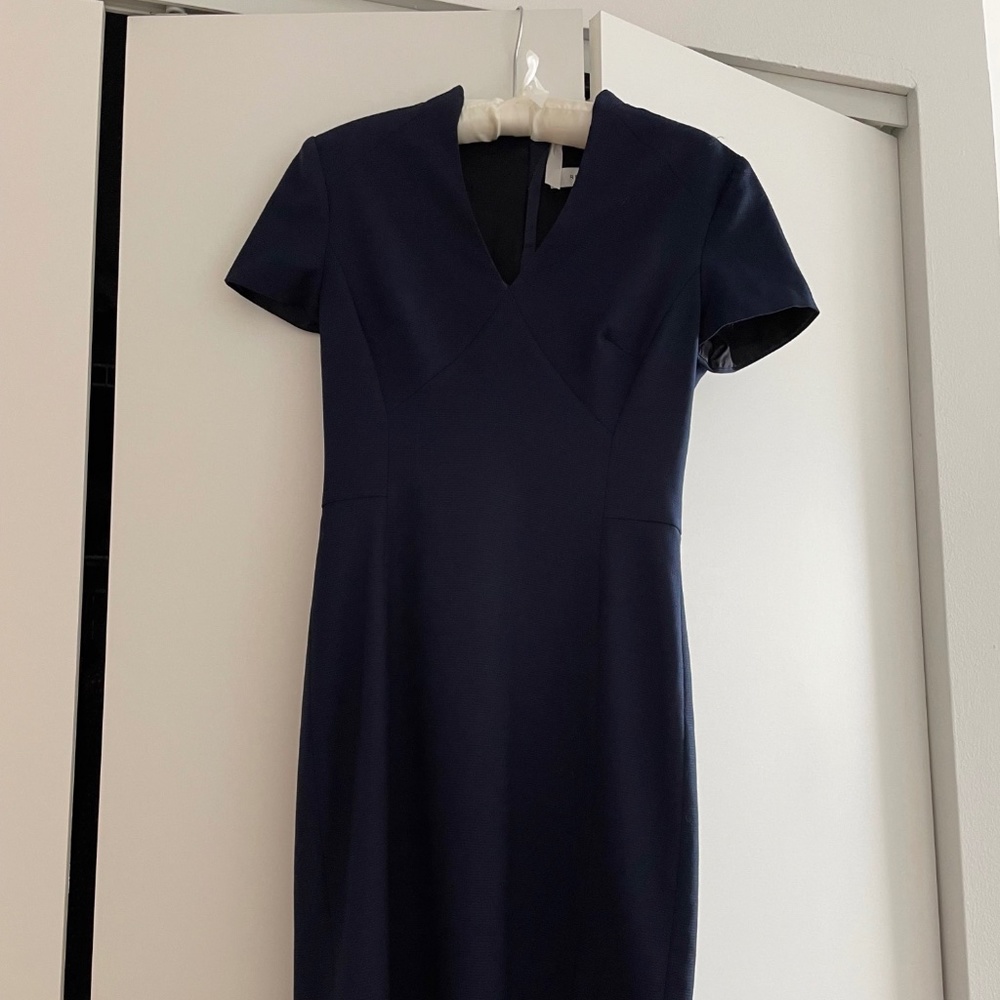 Reiss tailored navy dress